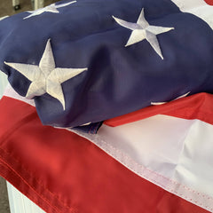 American Flag Nylon Embroidered - Made in USA.