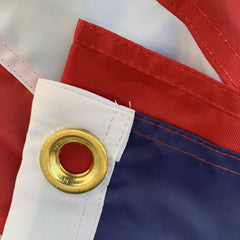 American Flag Nylon Embroidered - Made in USA.
