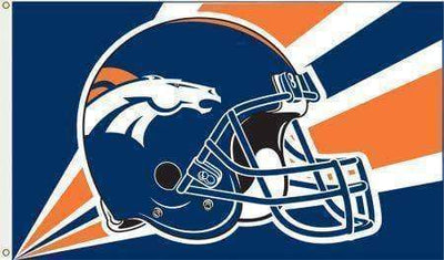 Denver Broncos Helmet Flag 3 x 5 ft.