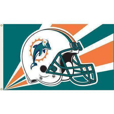 Miami Dolphins Helmet Flag 3 x 5 ft.