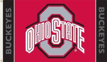 WinCraft Sports 5-ft W x 3-ft H Ohio State Buckeyes Flag in the