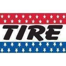 Tire Slogan Flag 3 X 5 ft. Standard.