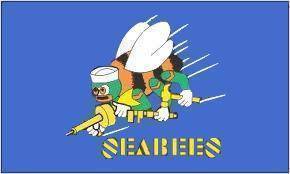 US Navy Seabees Flag 3 X 5 ft. Standard.