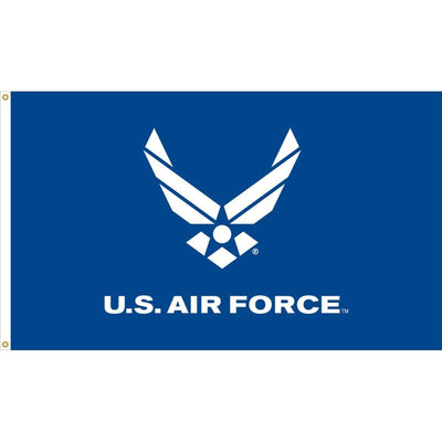 US Air Force Wings Blue Flag 3x5 Economical.
