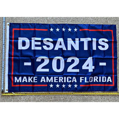 DeSantis 2024 Make America Florida Flag - Made in USA.