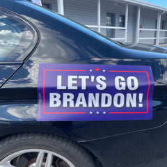 Let's Go Brandon Car Magnet.