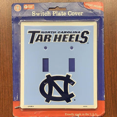 North Carolina Tar Heels Light Switch Plate Cover Double.