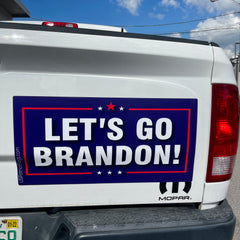 Let's Go Brandon Car Magnet.