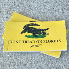 Desantis Dont Tread on Florida Bumper Sticker.