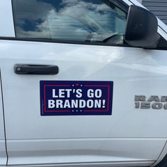 Let's Go Brandon Car Magnet.