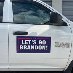 Let's Go Brandon Car Magnet.