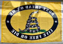 Gadsden Live Free or Die Don't Tread on Me Flag - Made in USA.
