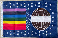 World Peace Rainbow Flag - Made in USA.
