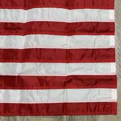 USA American Flag - Pole Hem Sleeve Nylon Made in America.