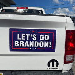 HUGE Let's Go Brandon Bumper Sticker.