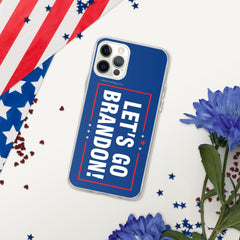 Let's Go Brandon Blue iPhone Case.