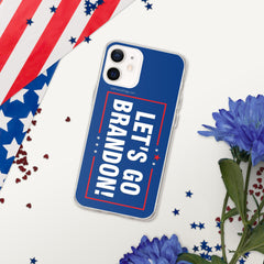 Let's Go Brandon Blue iPhone Case.