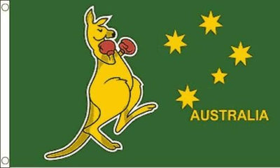 Kangaroo Boxing Flag 3x5 ft. Economical