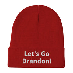Let's Go Brandon Embroidered Beanie.