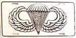 Airborne License Plate Made in USA.