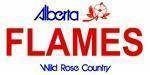 Alberta Canada Province Background License Plate - Flame Made in USA.