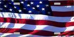 American Flag License Plate Made in USA.
