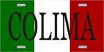 Colima, Mexico License Plate.