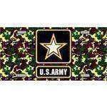 U.S. United States Army Star License Plate.