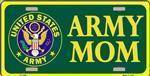 US Army Mom License Plate.