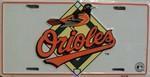 Baltimore Orioles MLB Baseball License Plate.