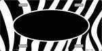 Black on White Stripe License Plate.
