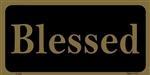 Blessed License Plate.