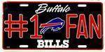 Buffalo Bills #1 Fan License Plate.