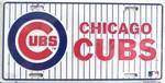 Chicago Cubs MLB Baseball License Plate.