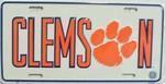Clemson Tigers - College License Plate.
