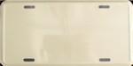 Cream Color License Plate Blanks.