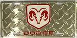 Dodge Diamond License Plate.