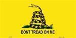 Dont Tread On Me Gadsden License Plate Made in USA.