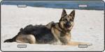 German Shepherd Dog License Plate.