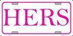 HERS License Plate.