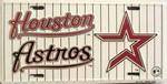 Houston Astros MLB Baseball License Plate.