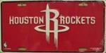 Houston Rockets Basketball NBA License Plate.