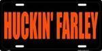 Huckin Farley License Plate Tags Plate.