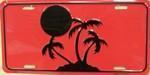 Island Palms License Plate.