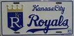 Kansas City Royals MLB Baseball License Plate.