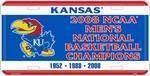 Kansas Jayhawks NCAA Basketball Champions License Plate.