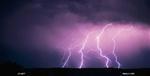 Lightning Storm License Plate.