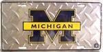 Michigan Wolverines College License Plate.