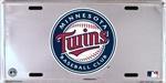 Minnesota Twins MLB Chrome License Plate.