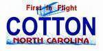 North Carolina State Background License Plate.